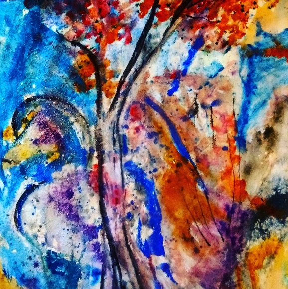 Orginal art Autumn tree - Picture 1 of 1